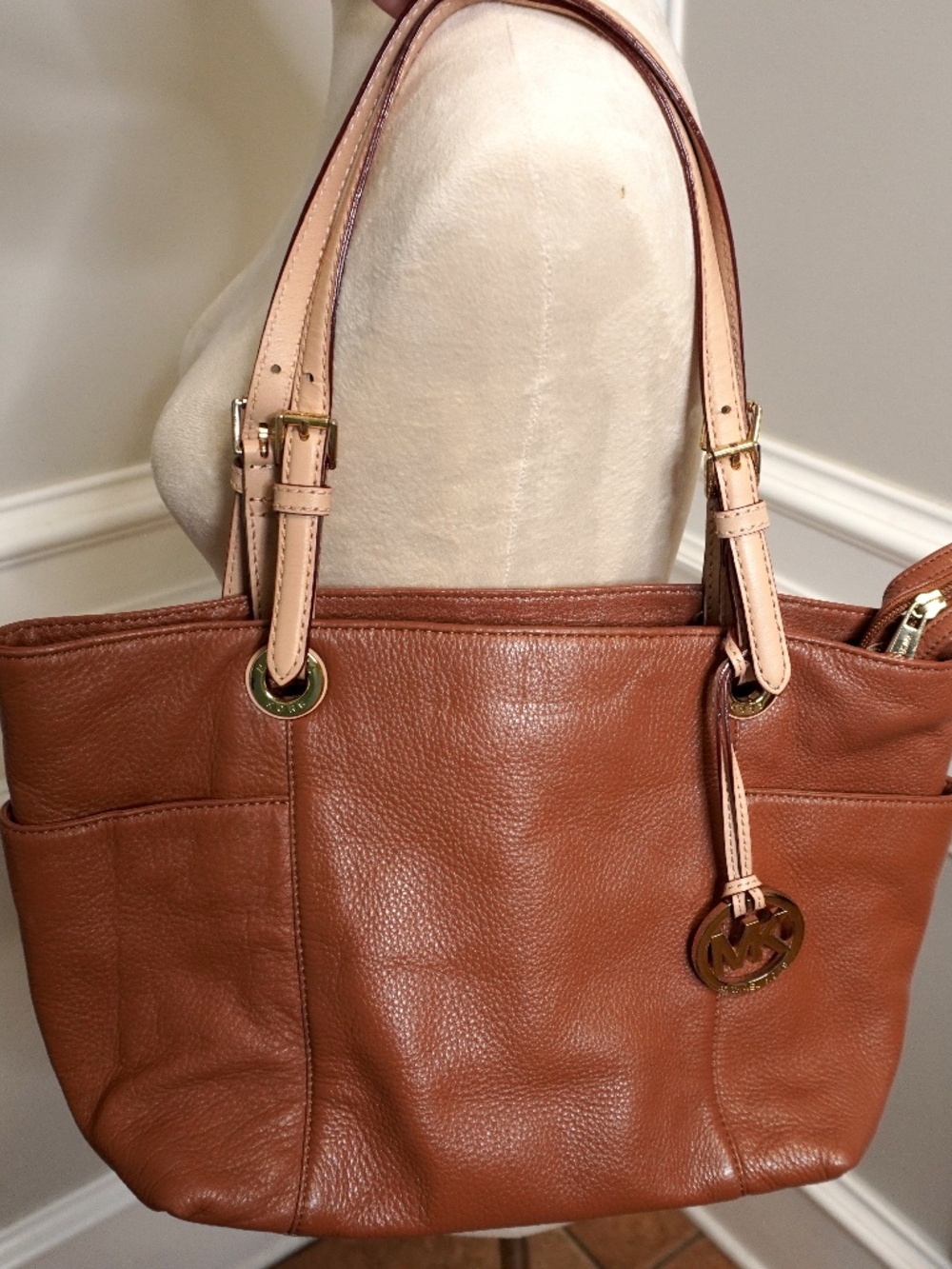 Michael Kors Pebbled Leather Tote Bag